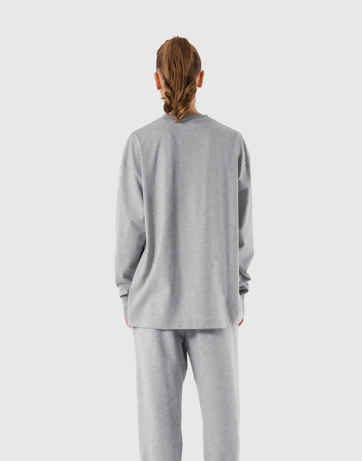 LÝFT Logo Long T-Shirt - Grey