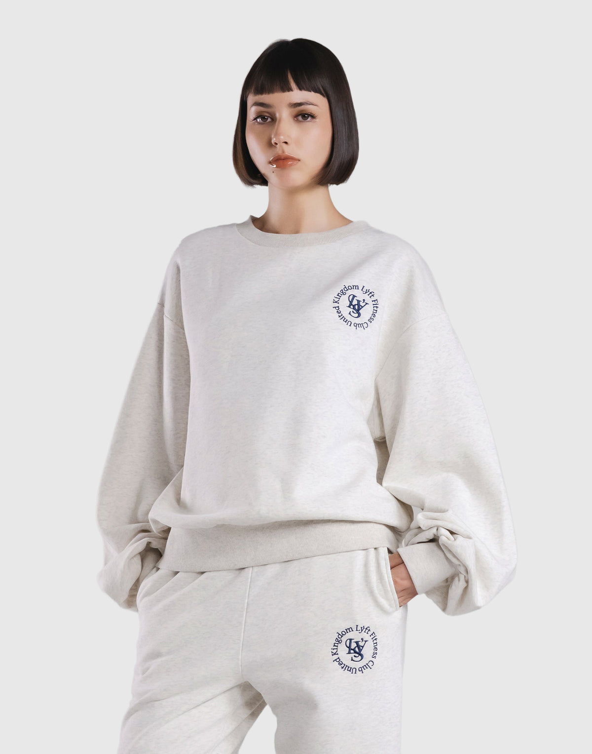Sorona® Dolman Cropped Sweat Hoodie - Grey – LÝFT