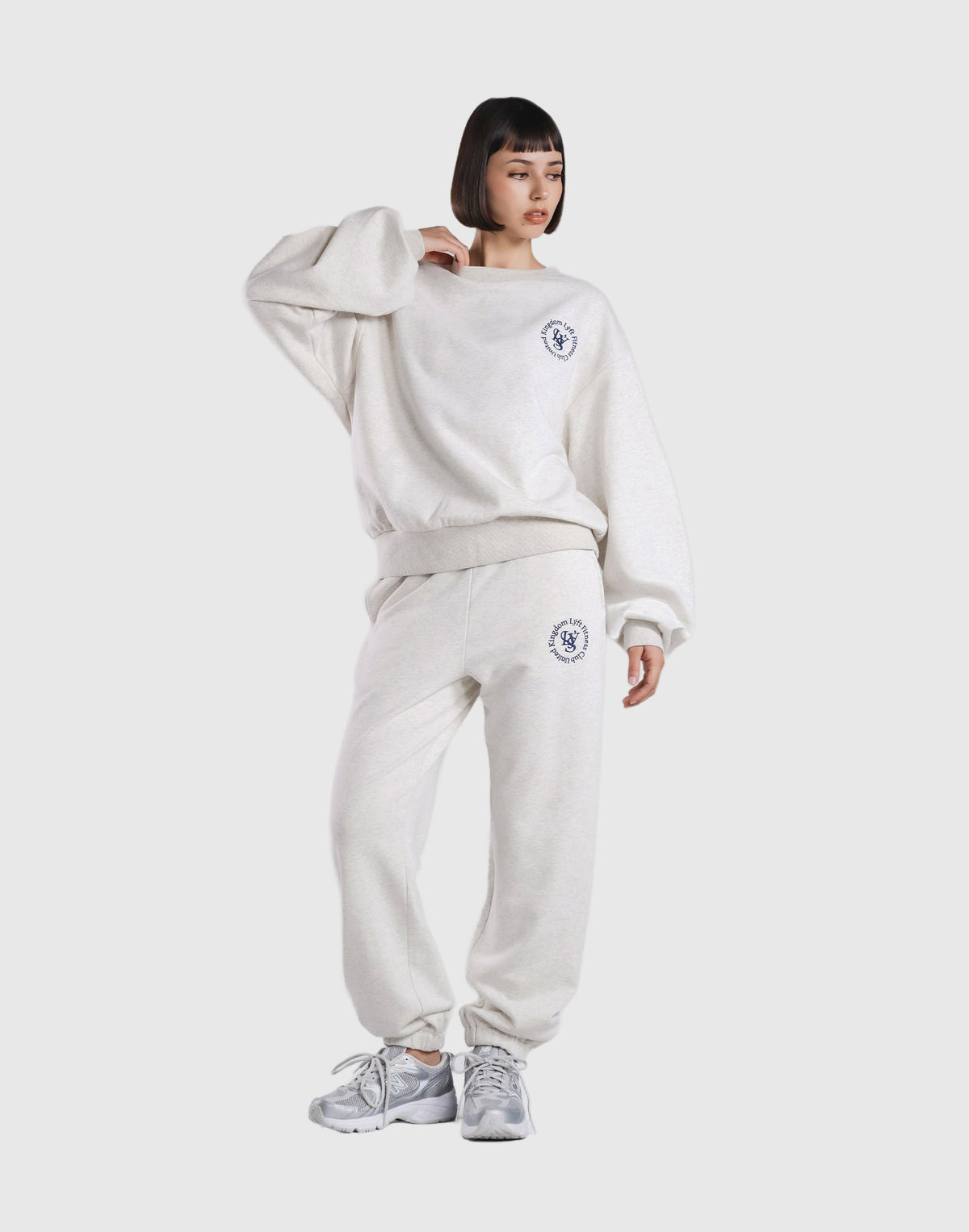 Sorona® Ring Logo Crewneck Sweat - Grey