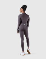 Ribbed Long Sleeve T-Shirt - Ash Grey
