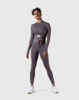 Ribbed Long Sleeve T-Shirt - Ash Grey