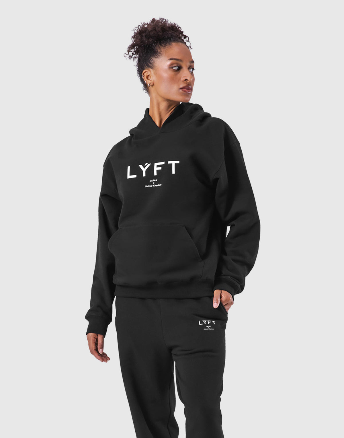 LÝFT Logo Sweat Hoodie - Black