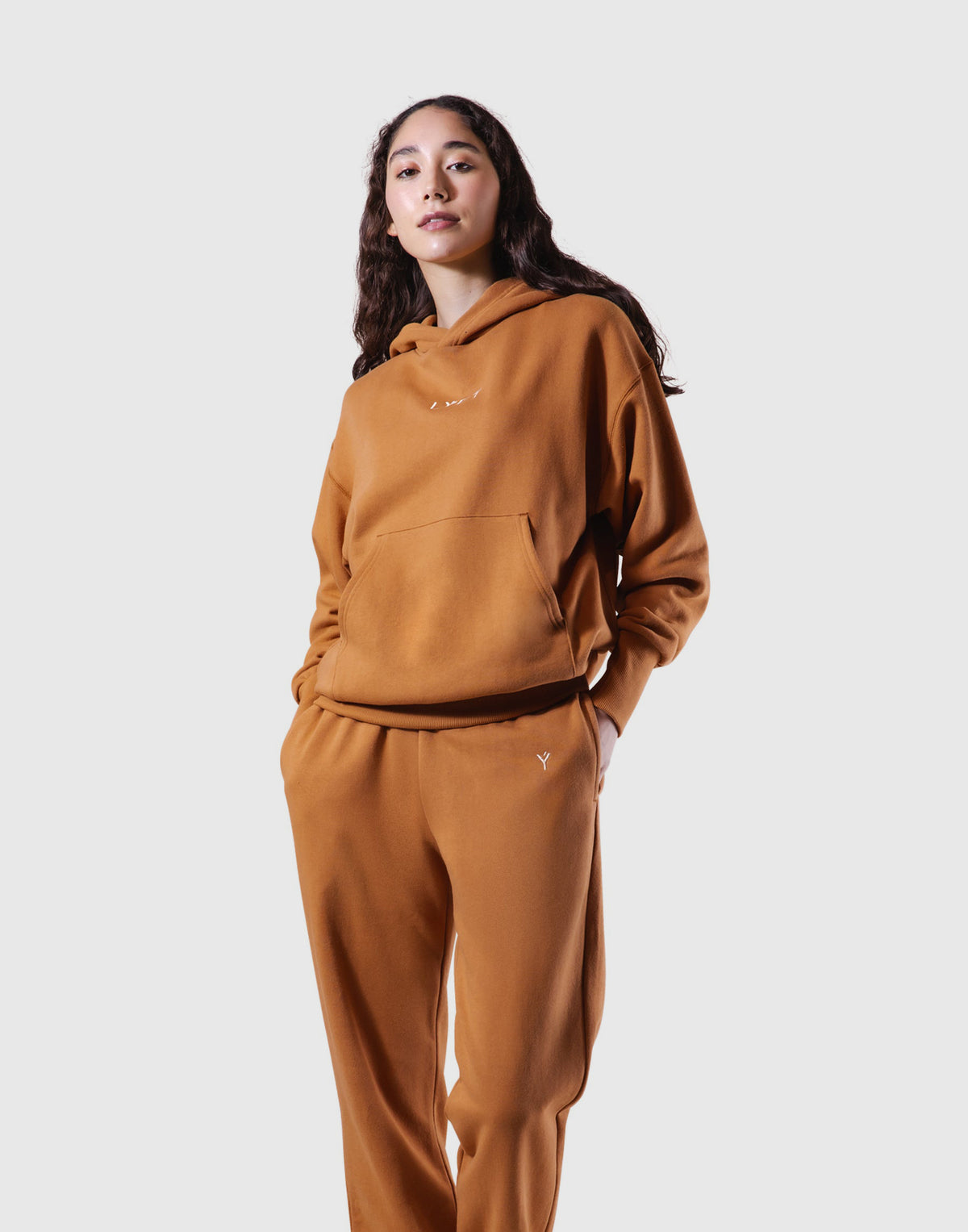 Relax Fit Sweat Hoodie - Beige