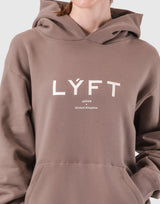 LÝFT Logo Sweat Hoodie - Beige