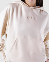 Relax Fit Sweat Hoodie - ivory