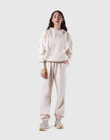 Relax Fit Sweat Hoodie - ivory