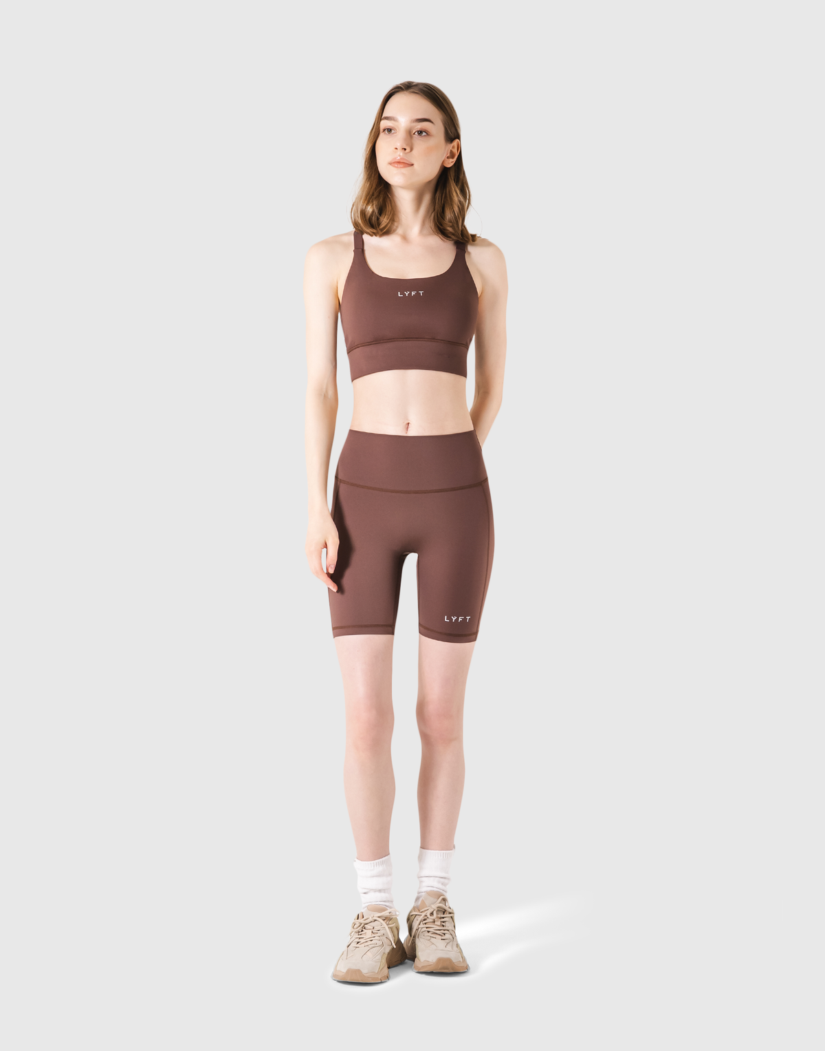 LÝFT Standard Short Leggings V.2 - Brown