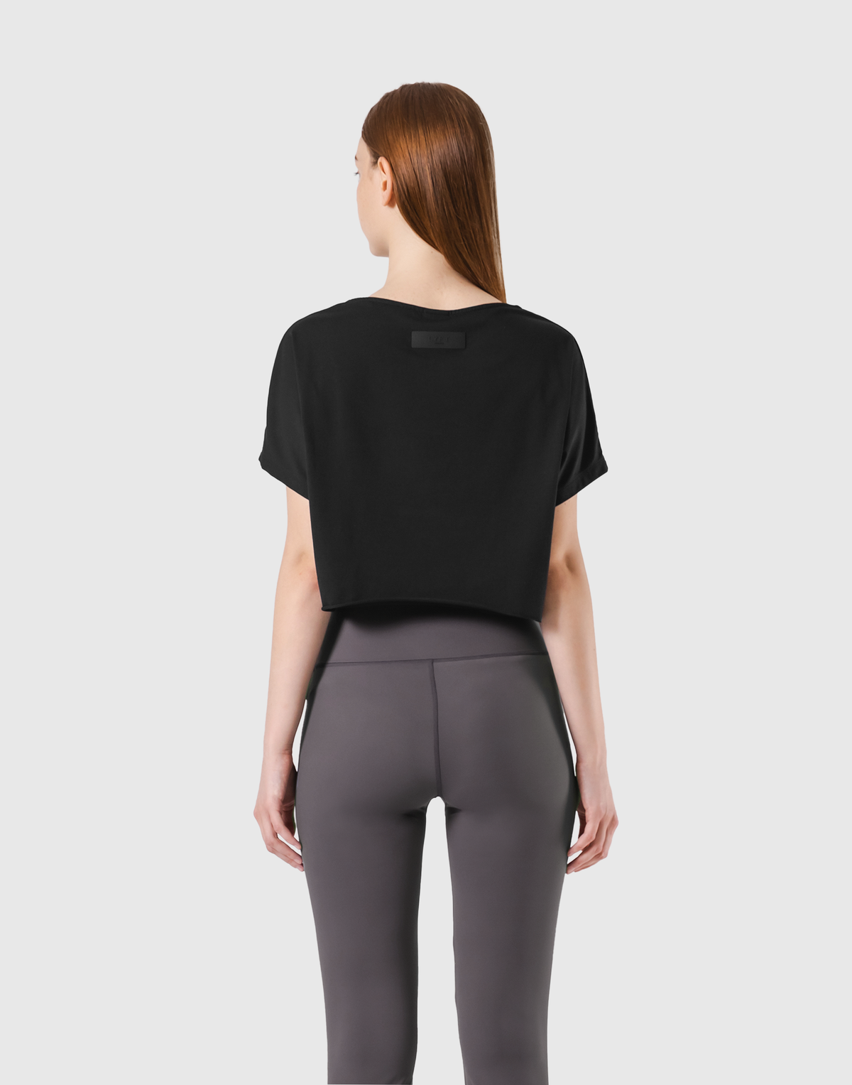 Loose Fit Stretch T-Shirt - Black
