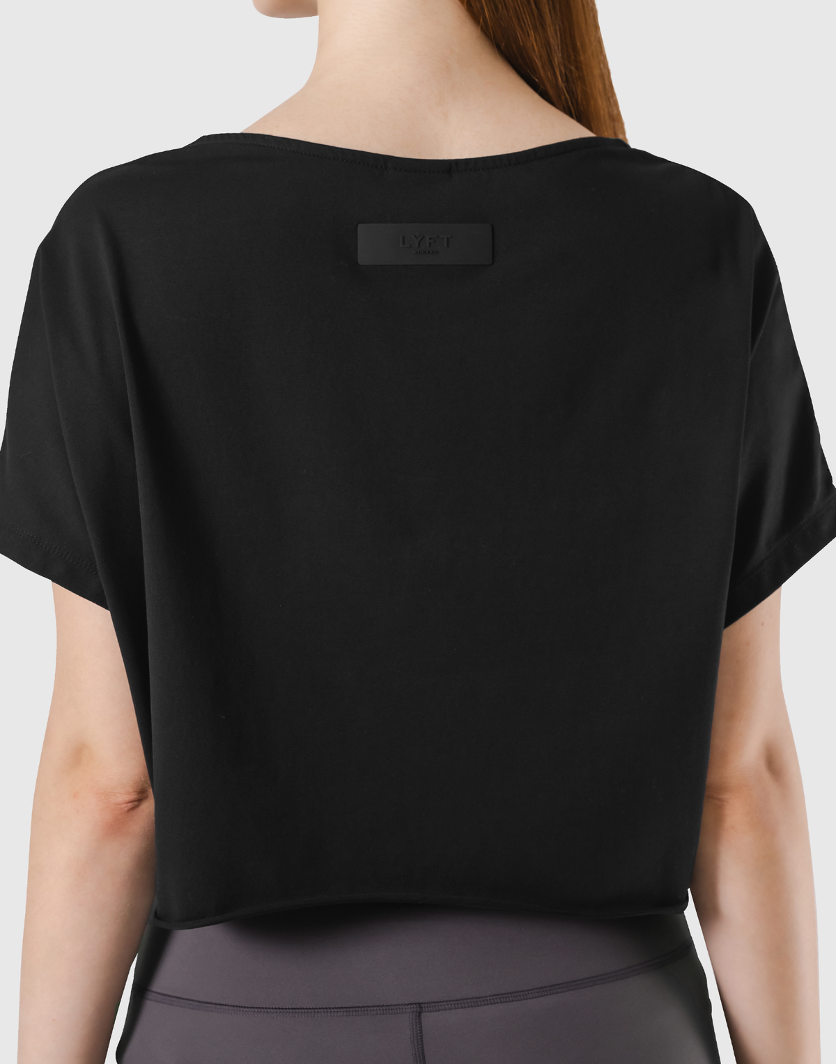 Loose Fit Stretch T-Shirt - Black