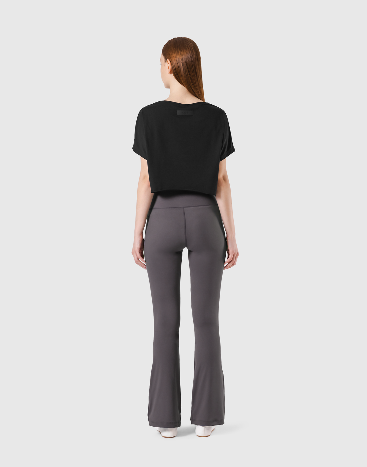 Loose Fit Stretch T-Shirt - Black