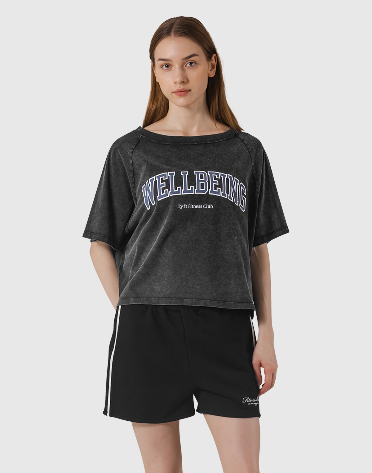 College Logo Big T-Shirt - Black