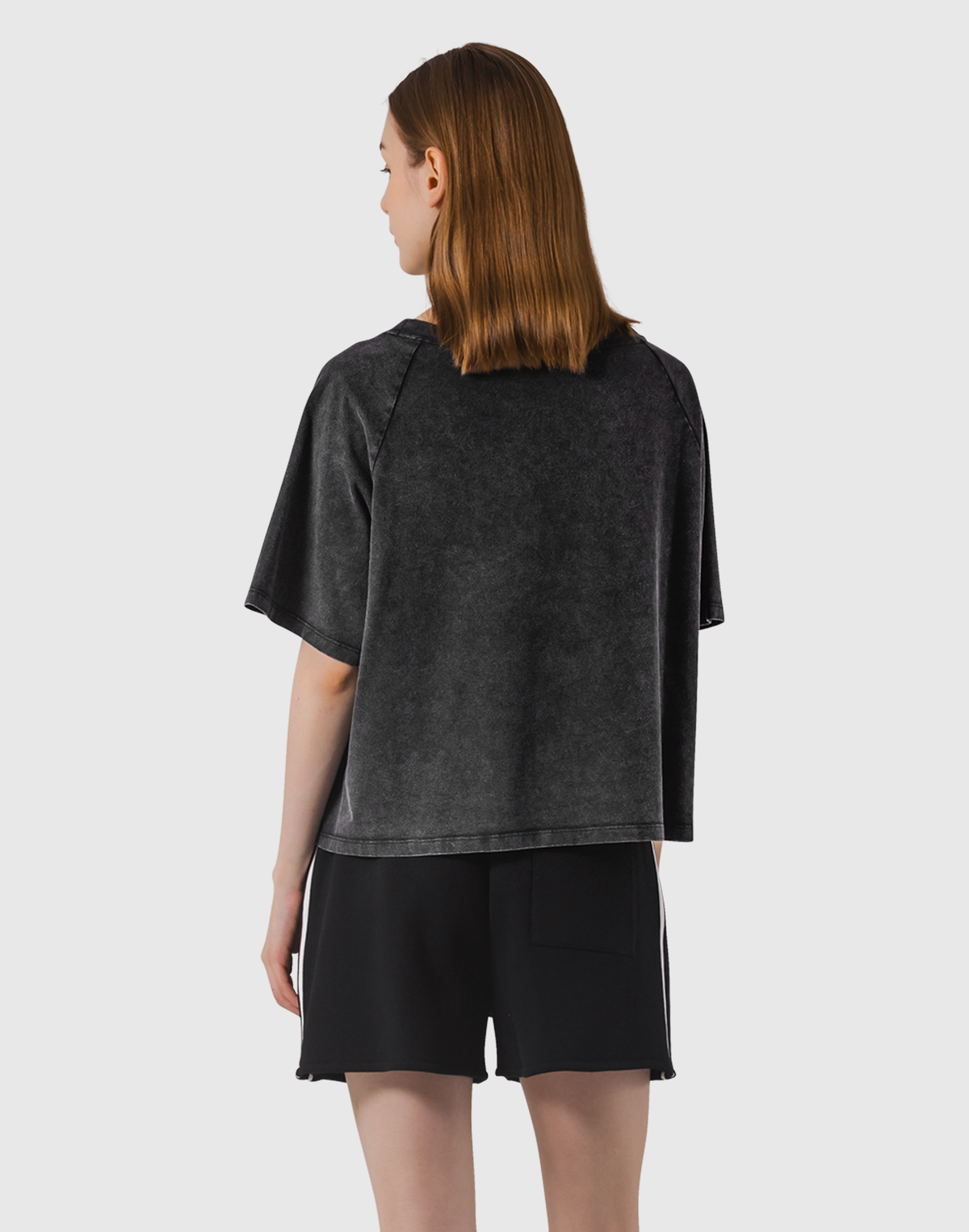 College Logo Big T-Shirt - Black