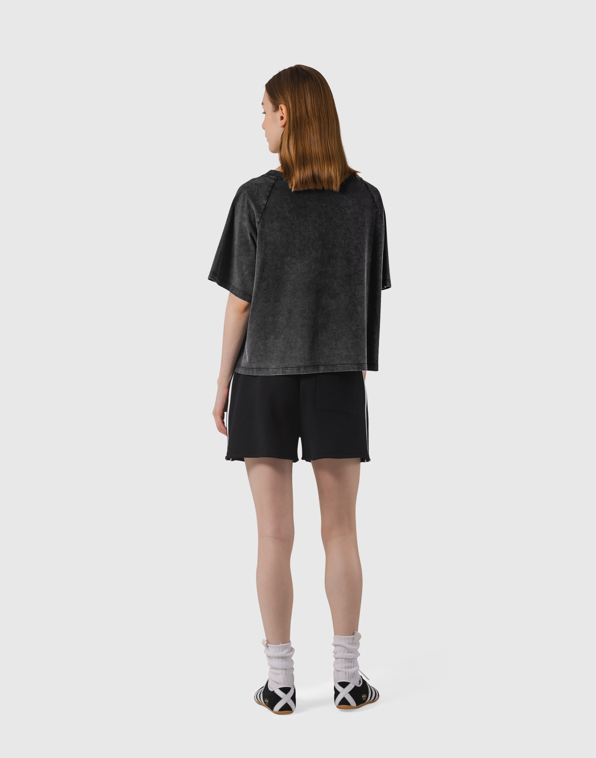 College Logo Big T-Shirt - Black