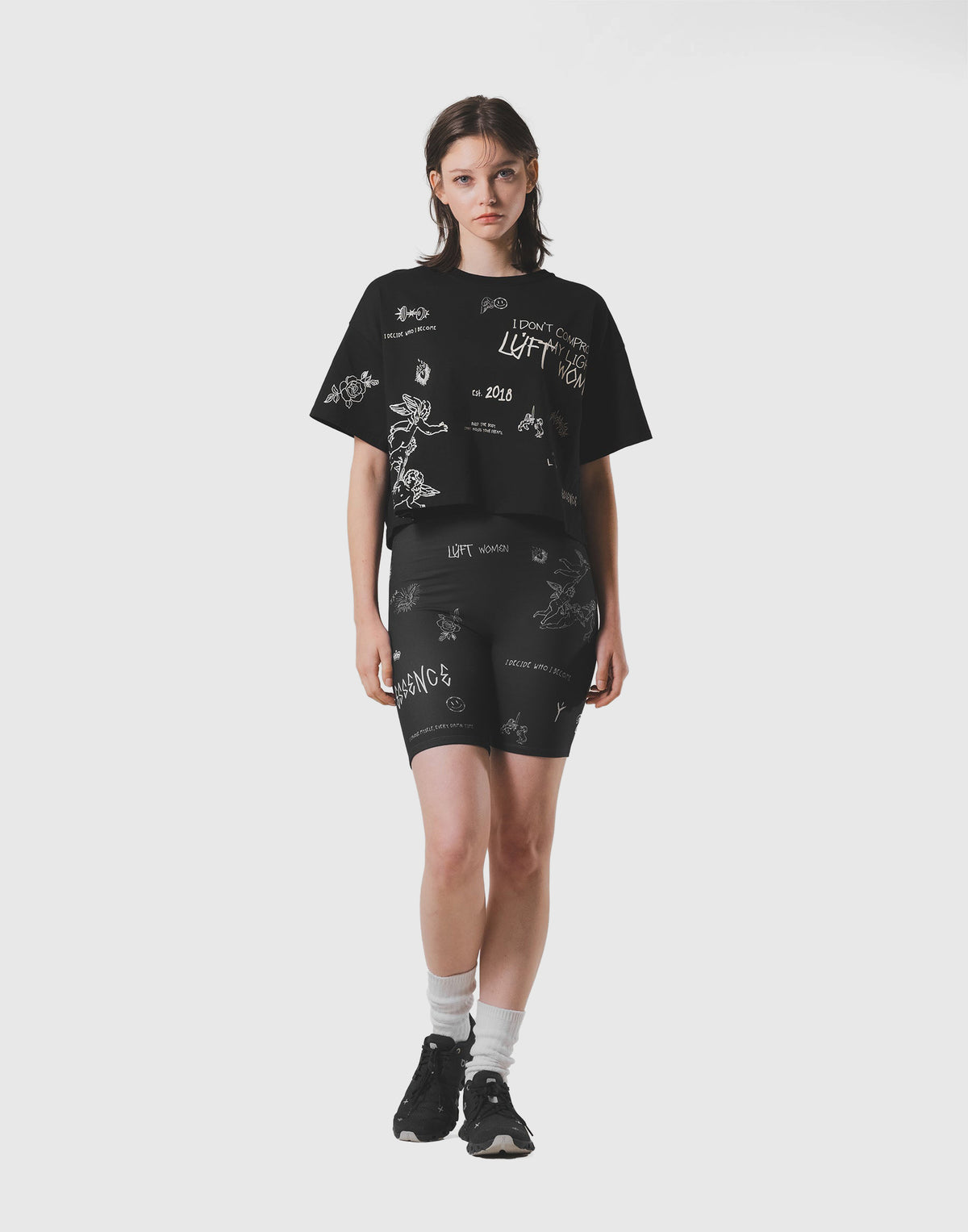LÝFT Graffiti T-Shirt - Black