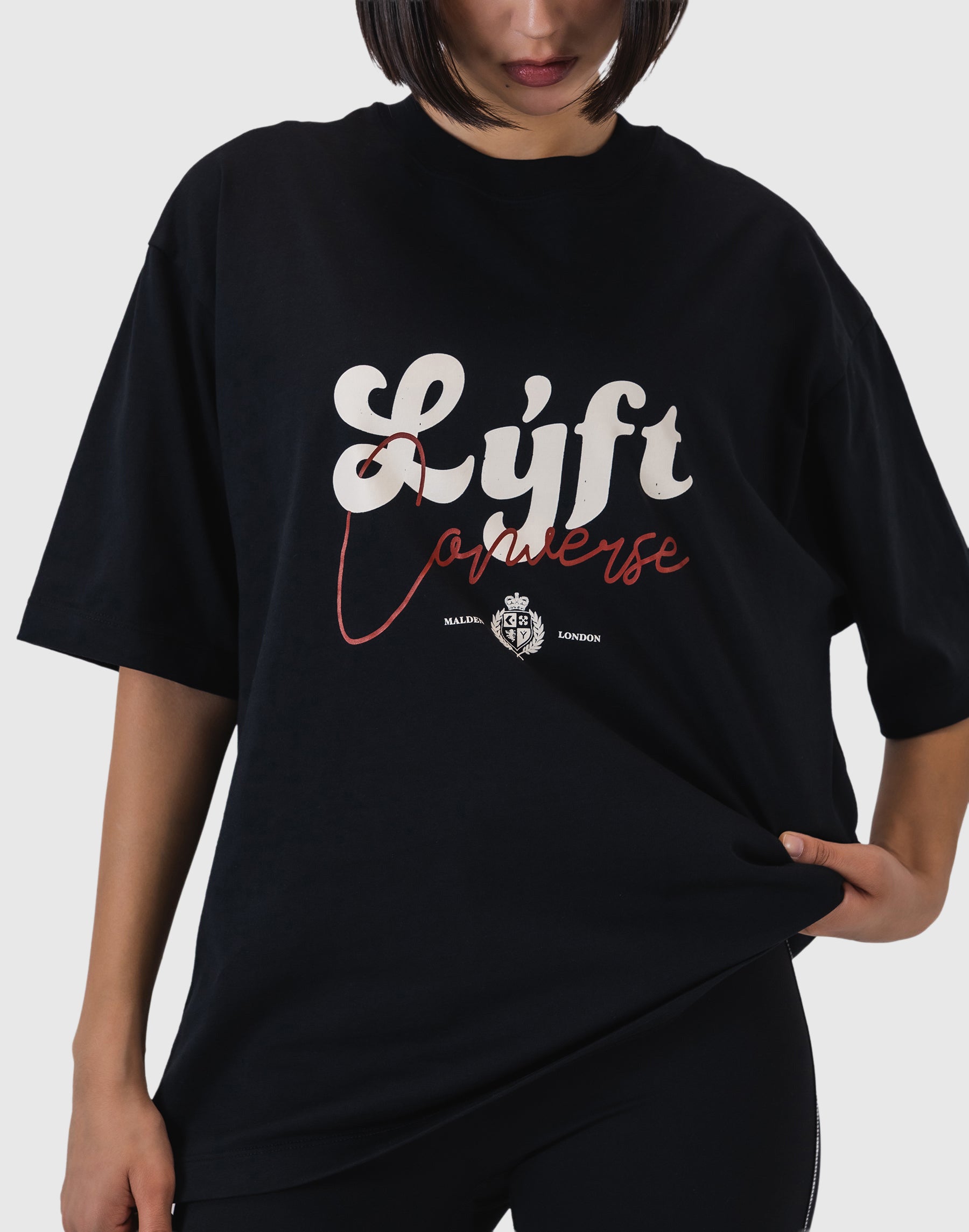 LYFT × CONVERSE Vintage Big T-Shirt - Black – LÝFT