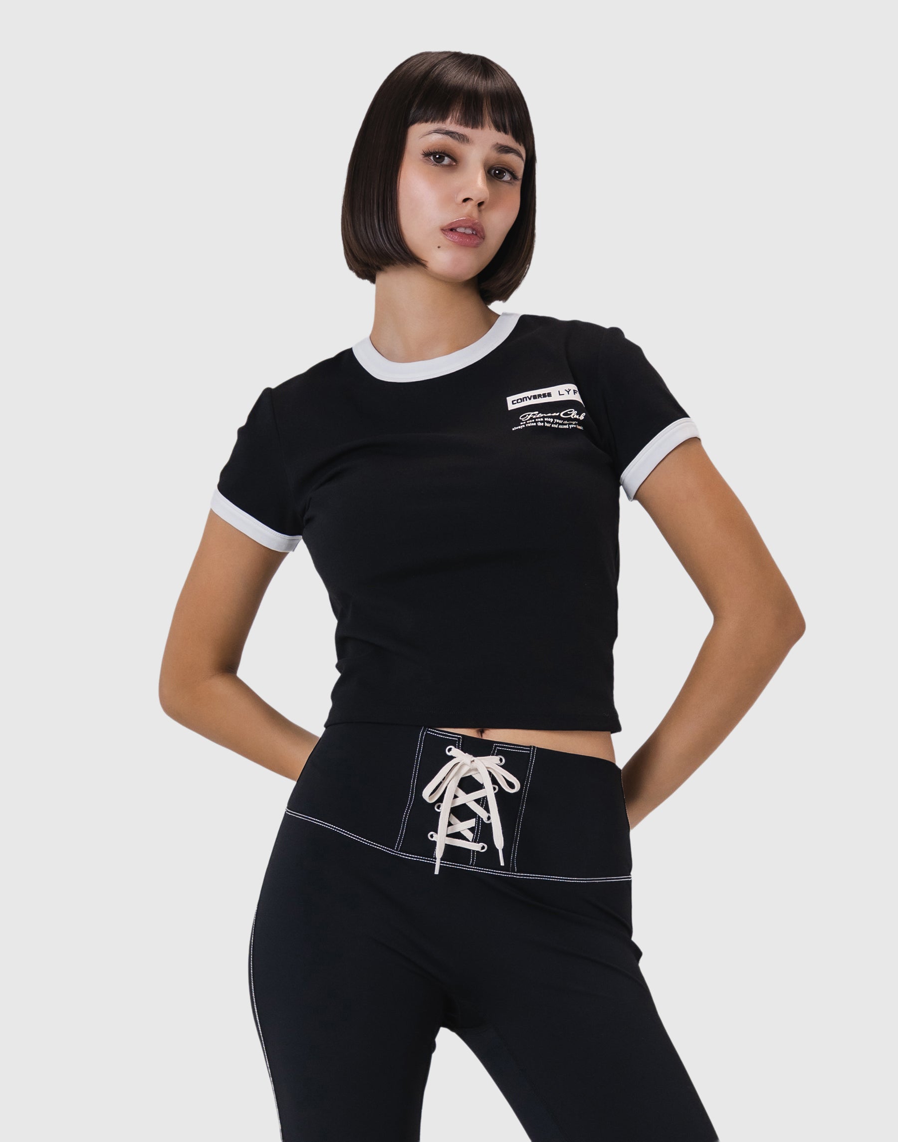 LYFT × CONVERSE Ringer T-Shirt - Black – LÝFT