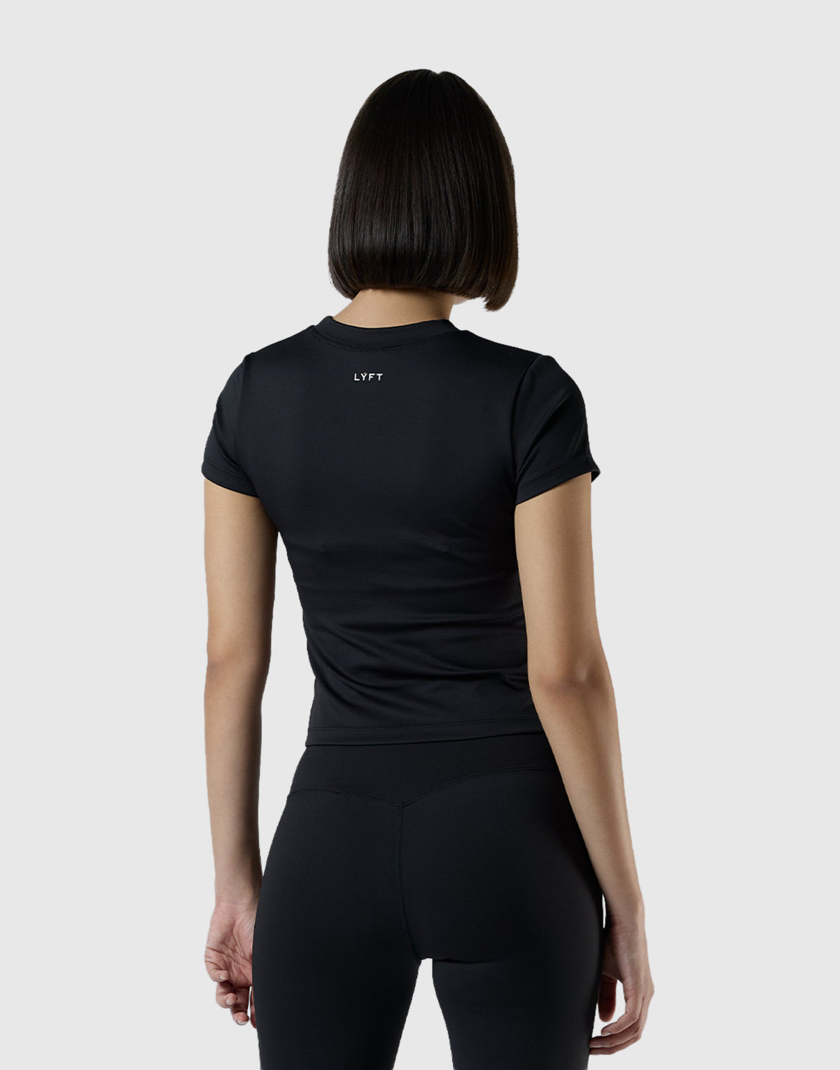 Slim Fit Short Sleeve T-Shirt - Black