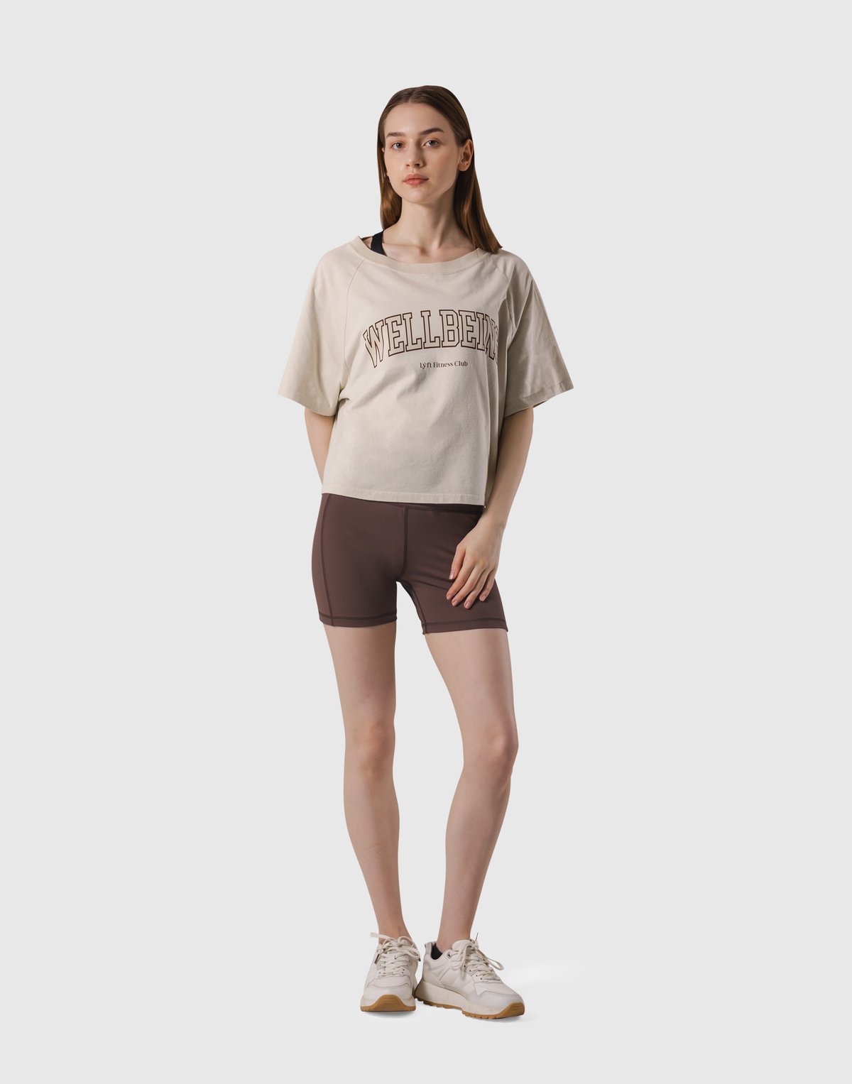College Logo Big T-Shirt - White