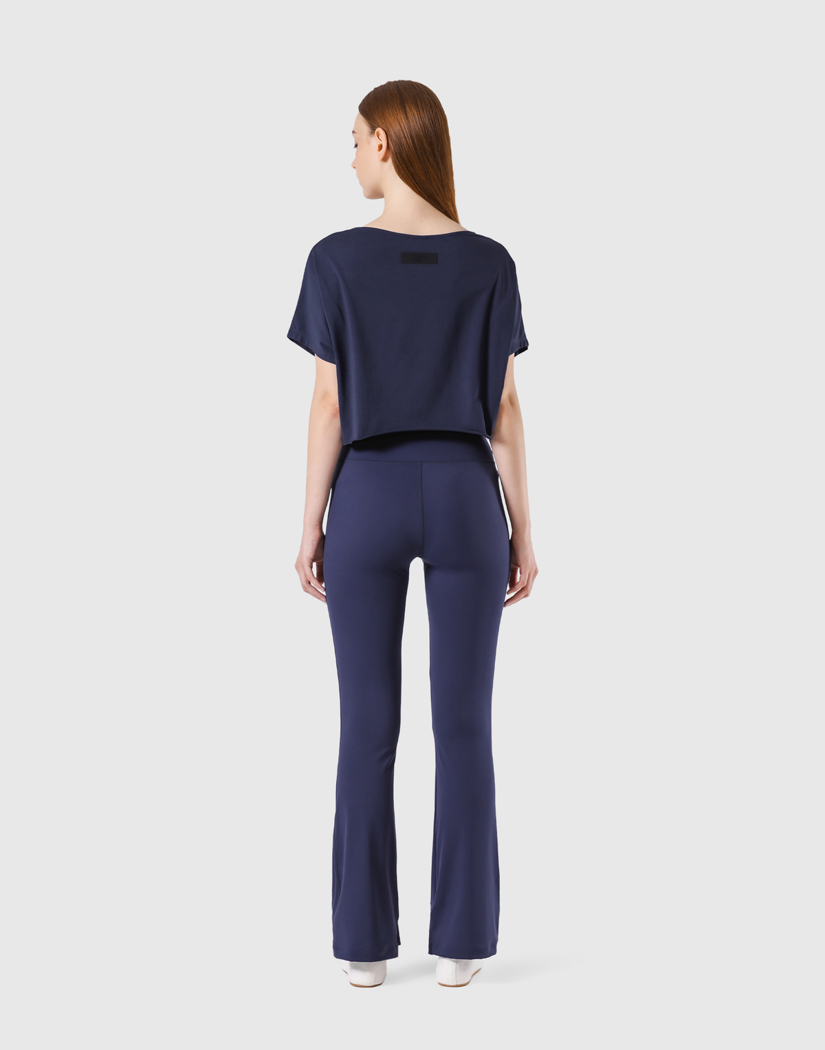 Loose Fit Stretch T-Shirt - Navy