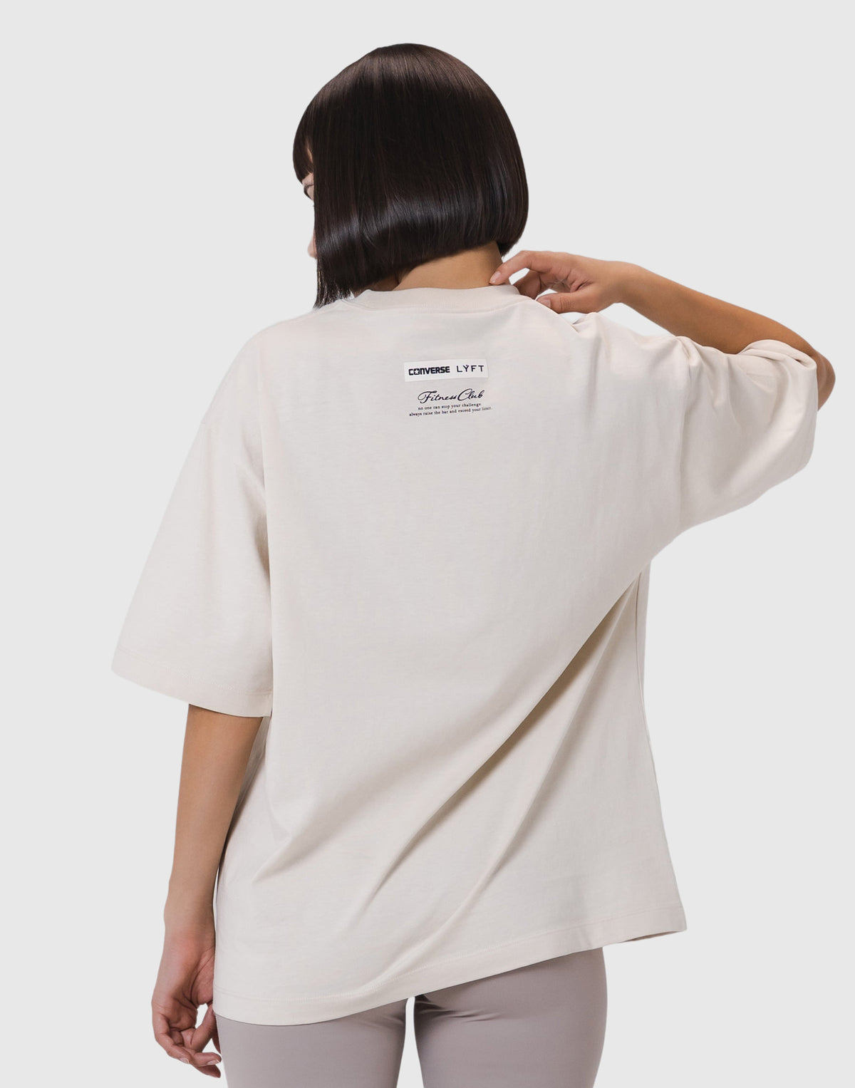 LYFT × CONVERSE Vintage Big T-Shirt - Beige