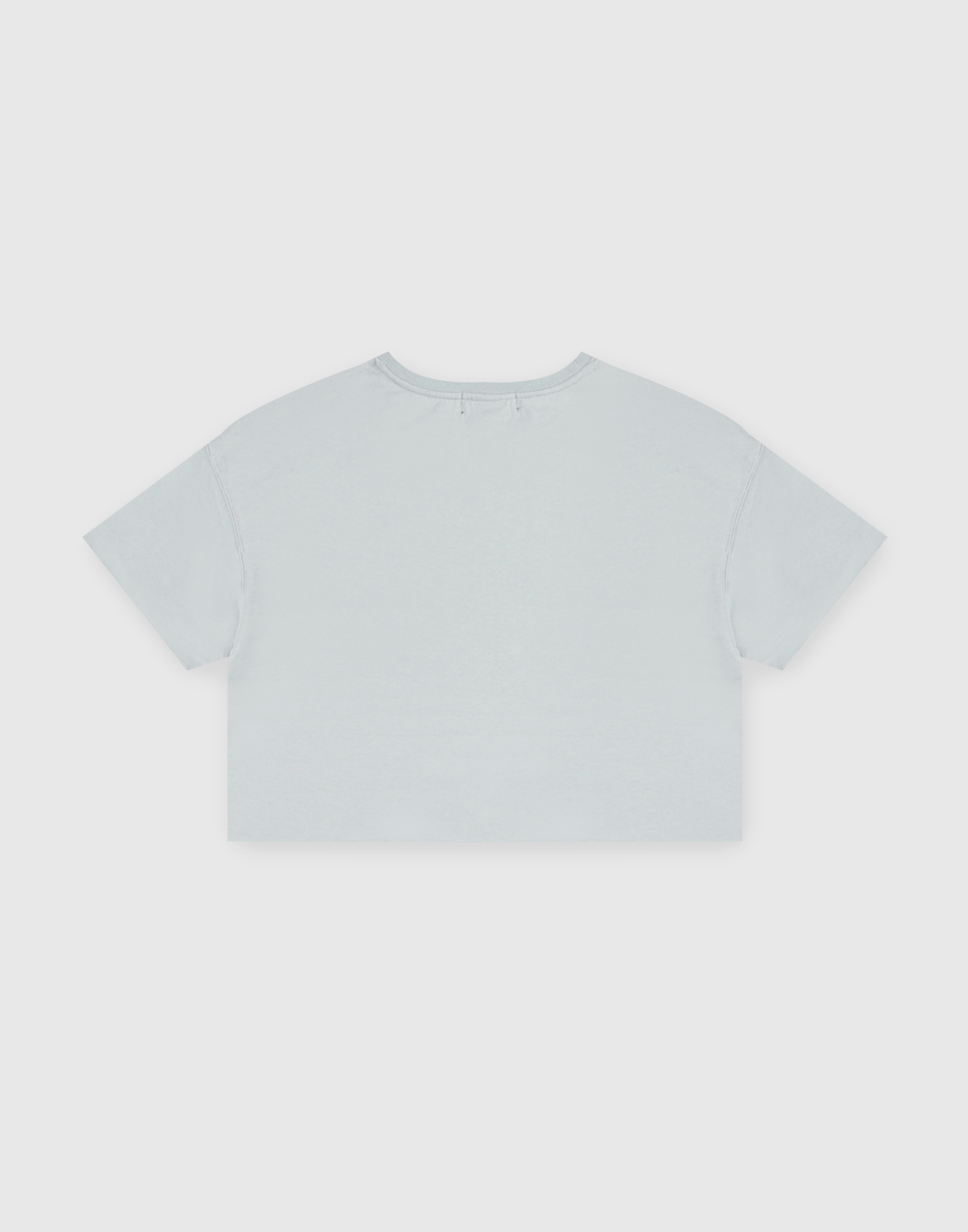LÝFT × WIND AND SEA Limited Logo Wide Cropped T-Shirt - L.Blue