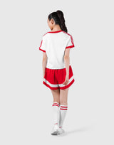 2Line V Neck T-Shirt - Red