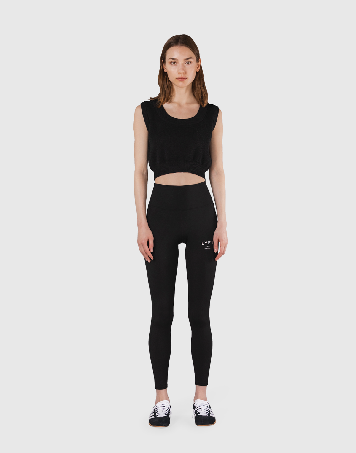 Boucle Knit Tanktop - Black