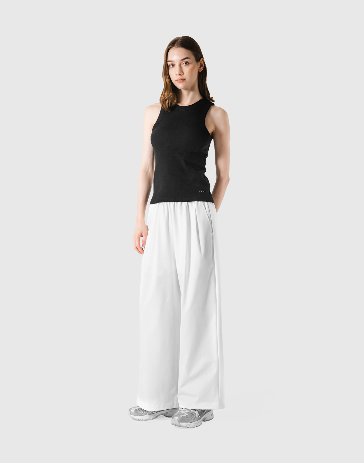 Cup In Rib Tanktop - Black
