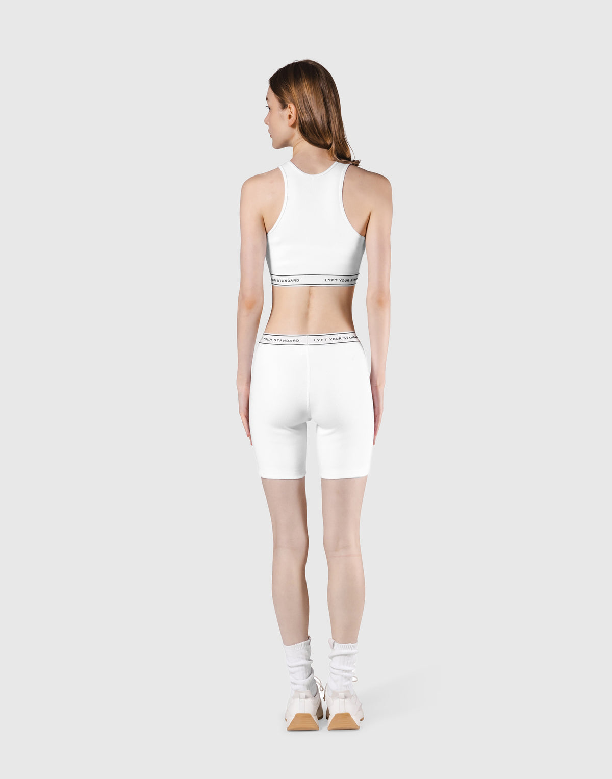 LÝS Rib Woven Tanktop - White