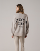 Back Logo Knit Pullover - Ivory