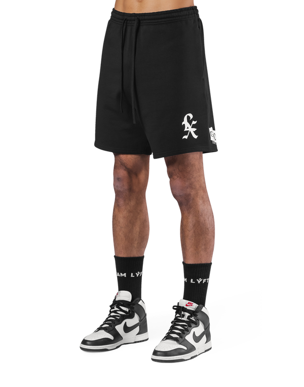 LÝFT × XXX Limited Sweat Shorts - Black