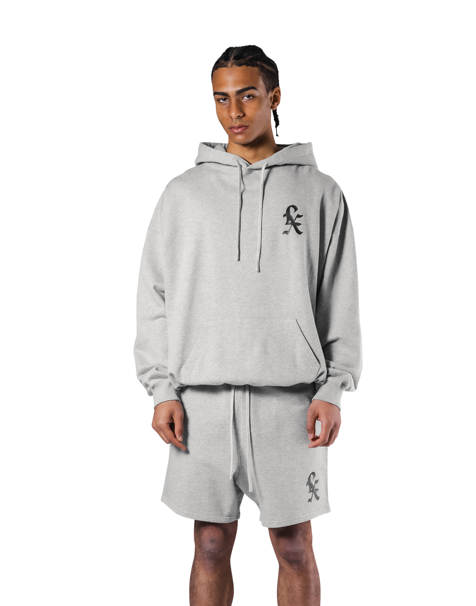 LÝFT × XXX Limited Flag Hoodie - Grey