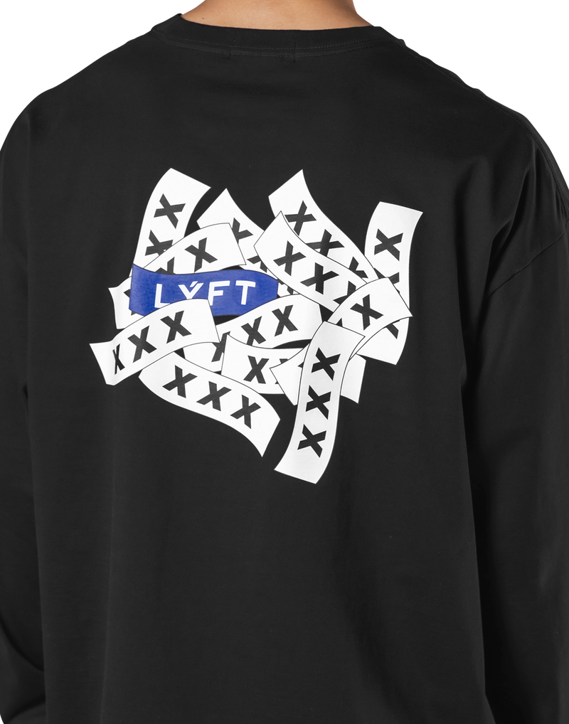 LÝFT × XXX Limited Big Long T-Shirts - Black LÝFT × XXX Limited Big Long T-Shirts - Black