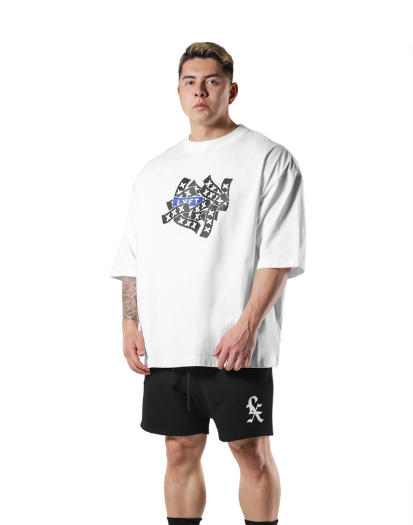 LÝFT × XXX Limited Extra Big t-Shirt - White