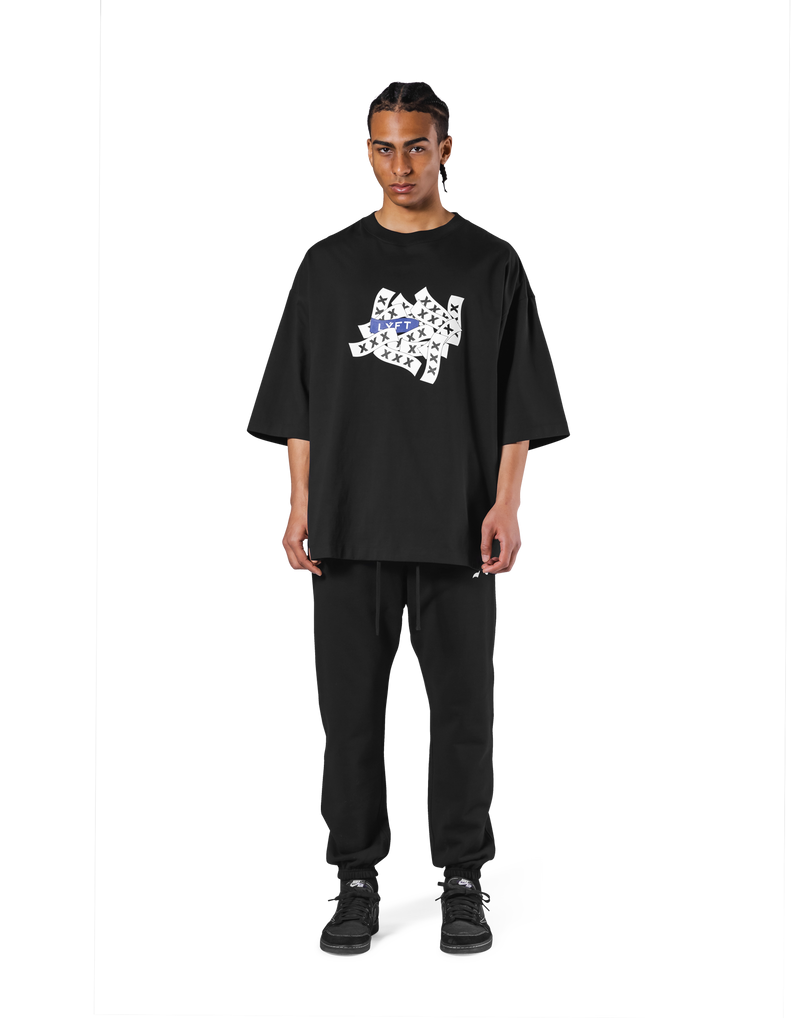 LÝFT × XXX Limited Extra Big t-Shirt - Black