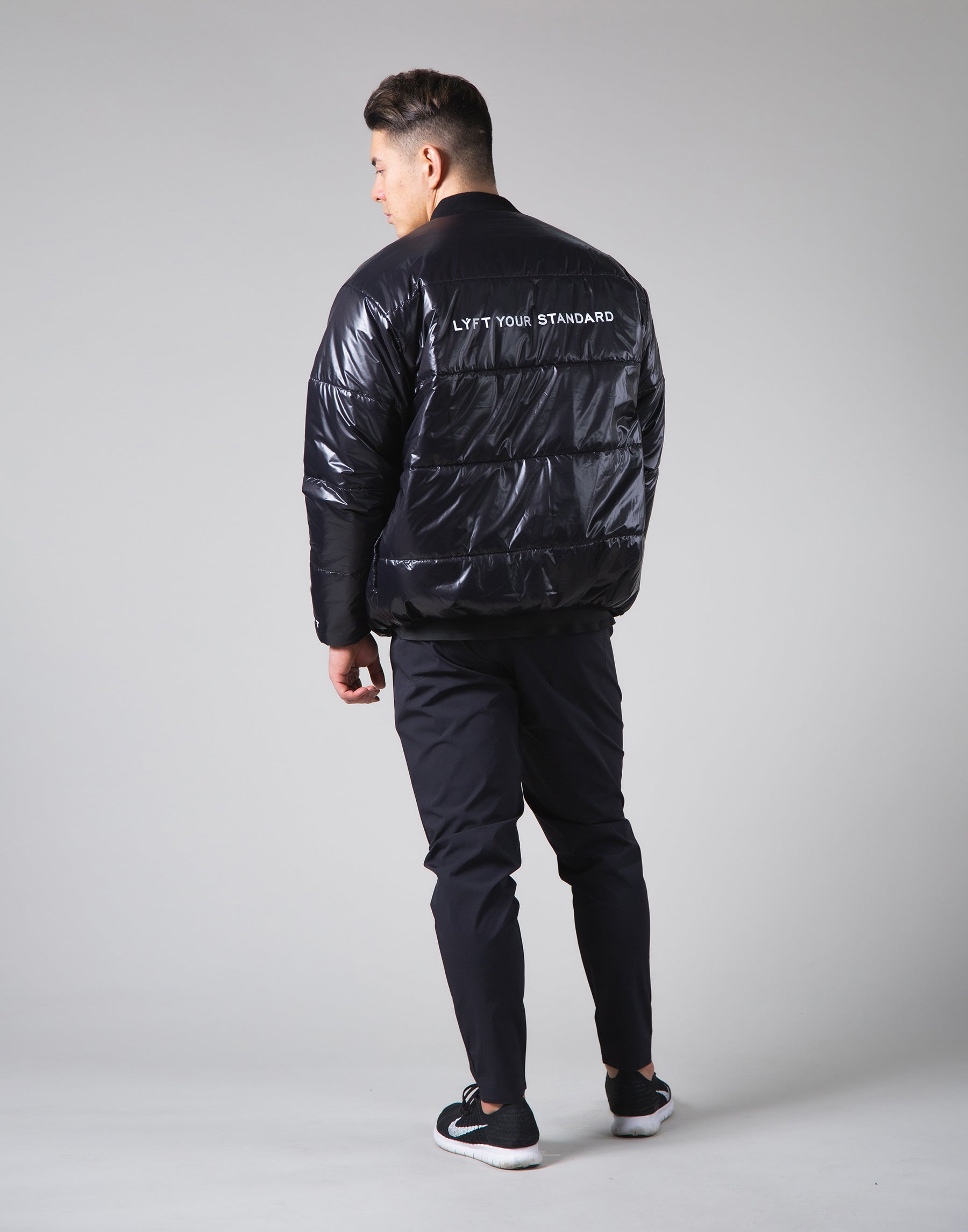 LYFT ナイロンジャケット ブラック Lサイズ Light Weight Warm Nylon Jacket - Black – LÝFT