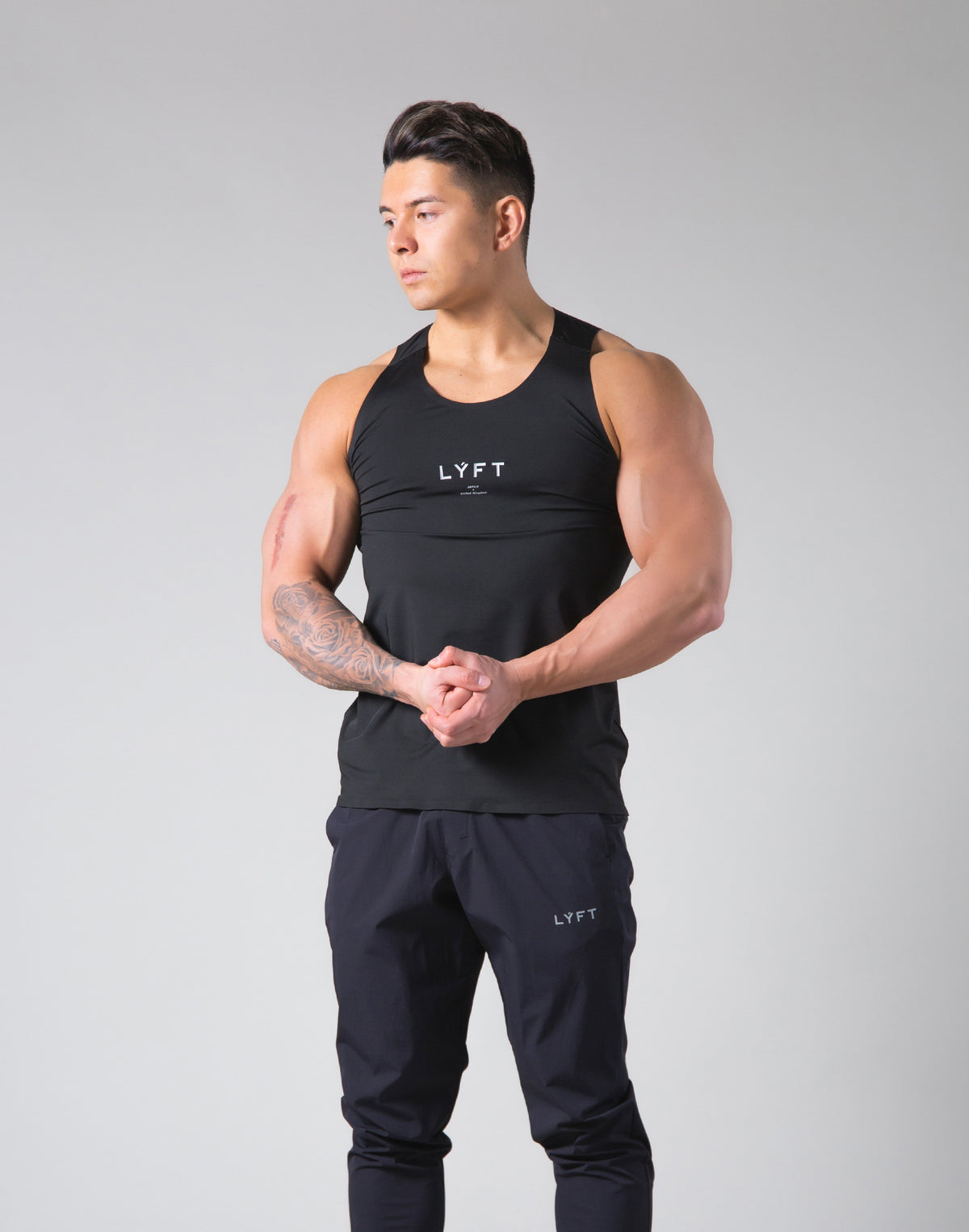2Way Stretch Seamless Tanktop - Black