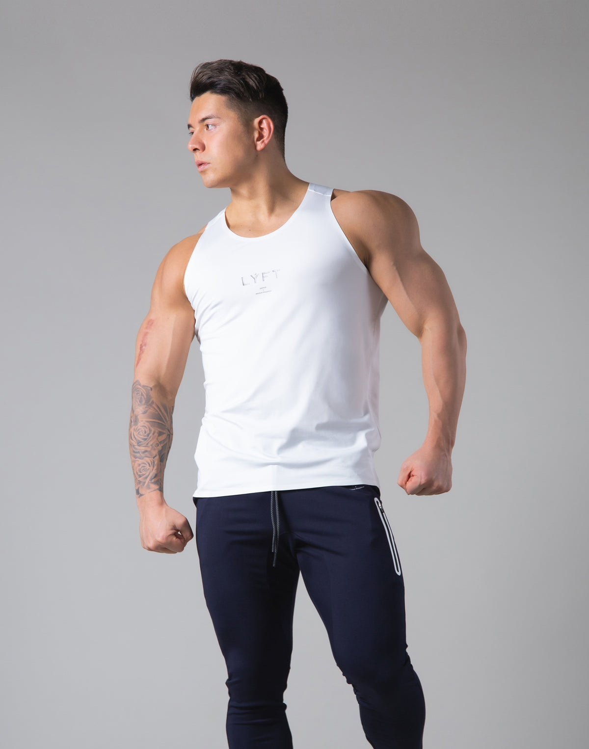 2Way Stretch Seamless Tanktop - White