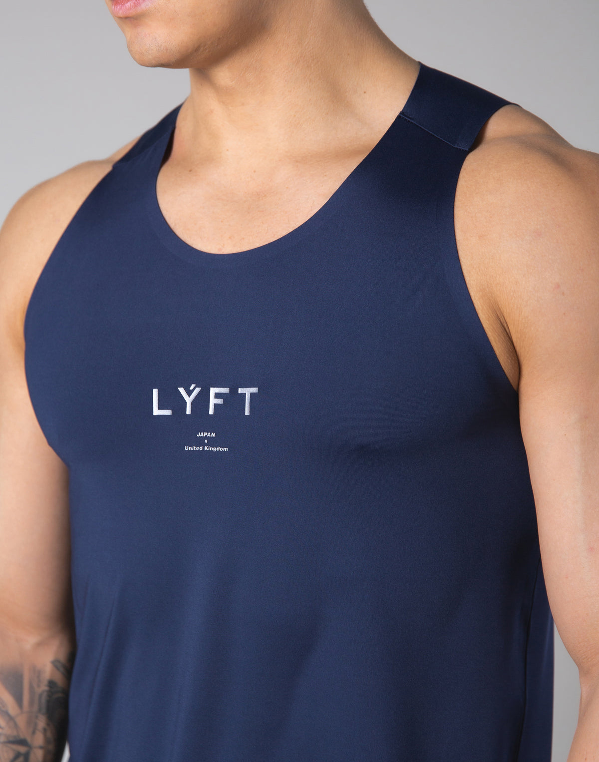 2Way Stretch Seamless Tanktop - Navy