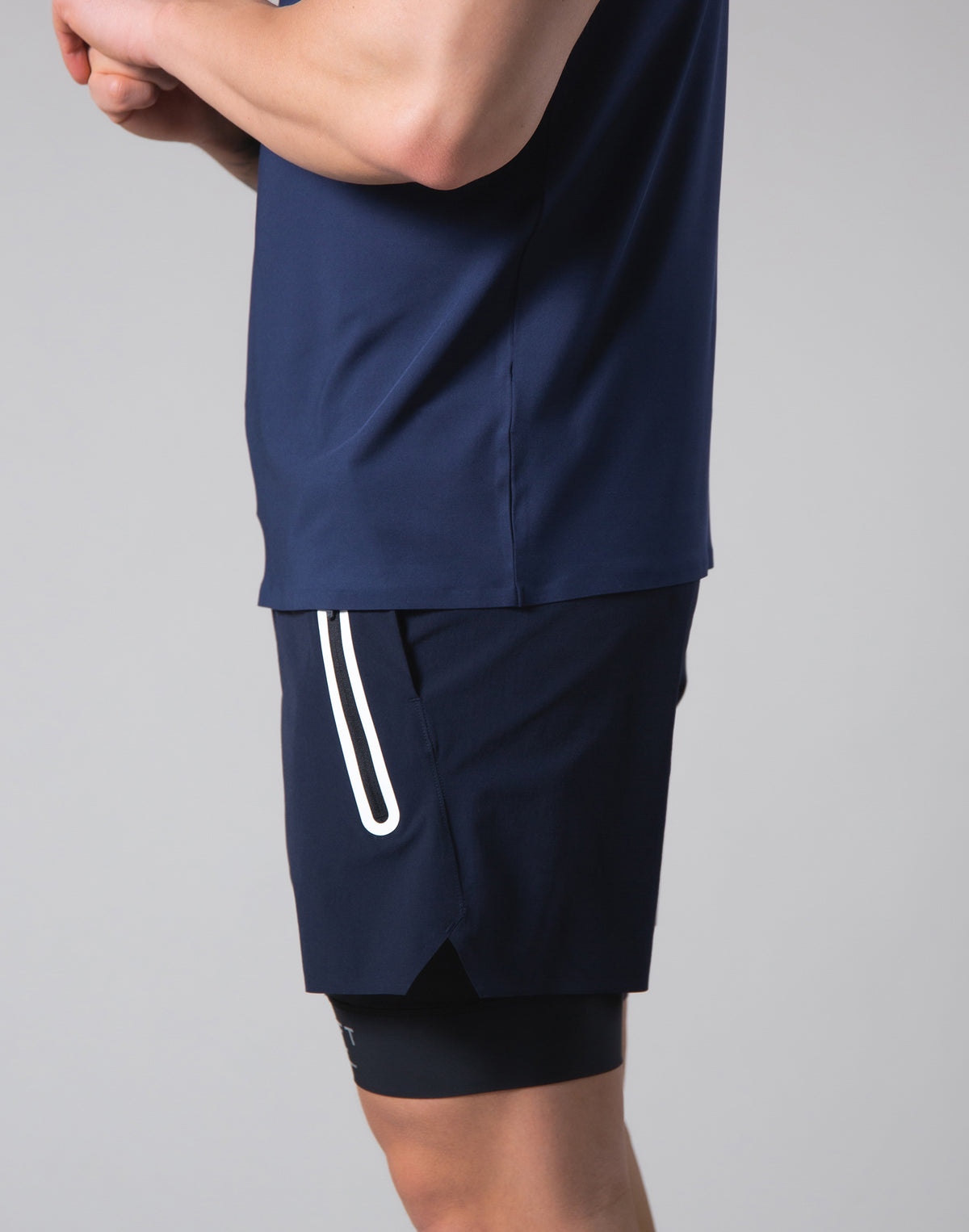 2Way Stretch Seamless Tanktop - Navy