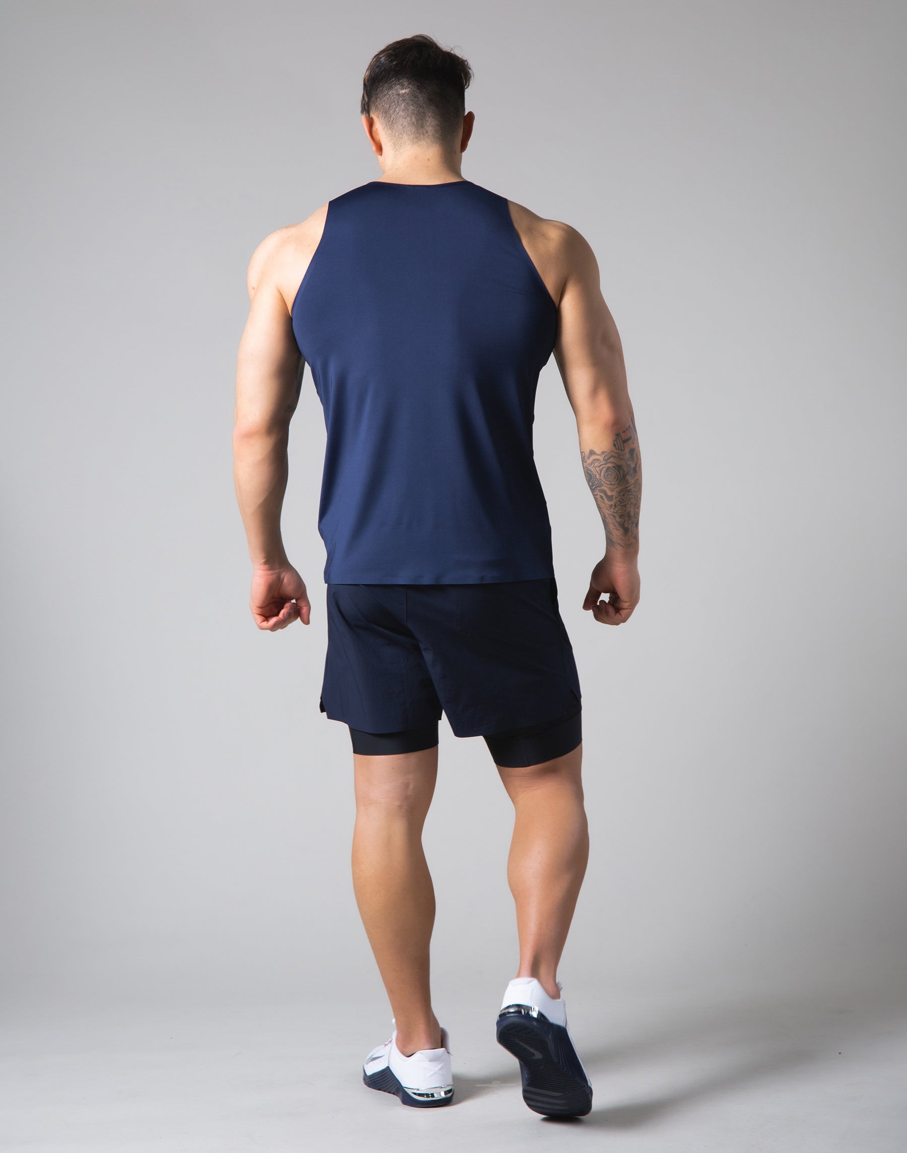 2Way Stretch Seamless Tanktop - Navy – LÝFT