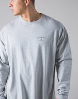 LYFT Logo Long Sleeve T-Shirt "Wide Body" - Grey