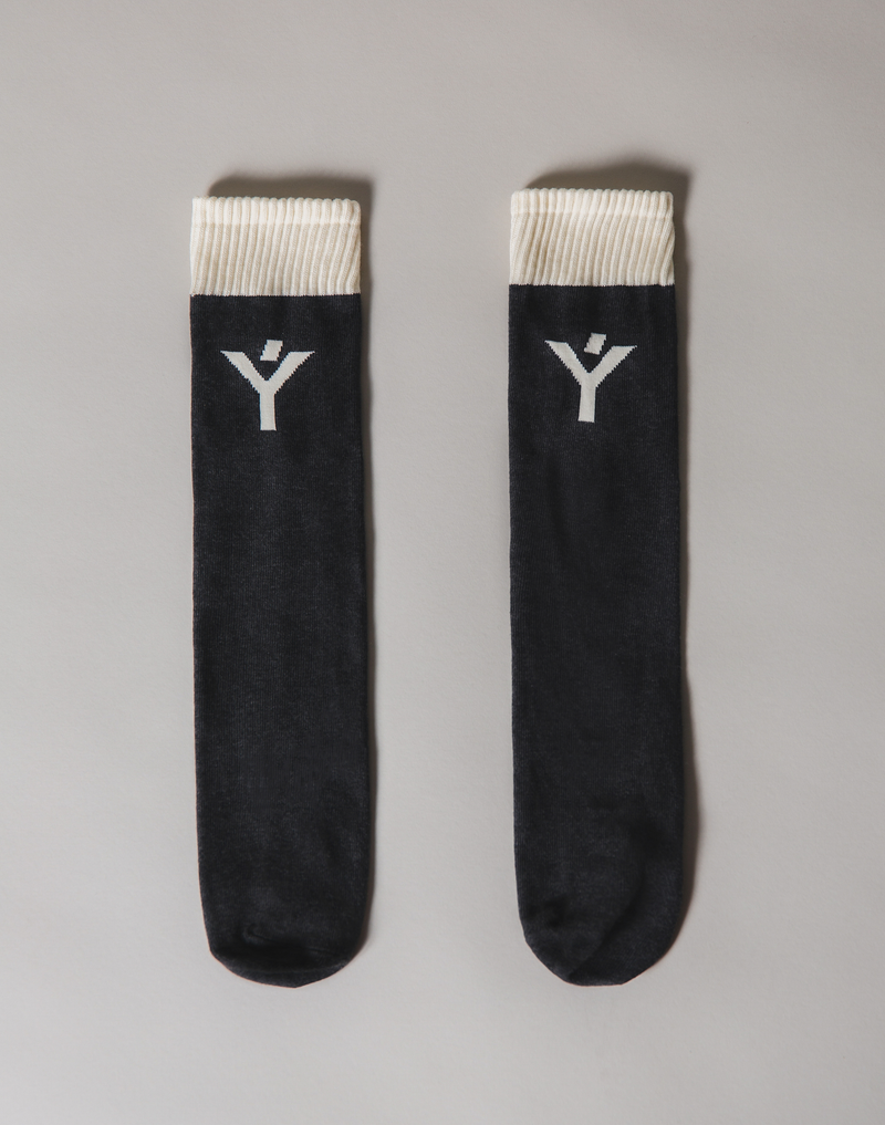 Ý Logo Socks - Black