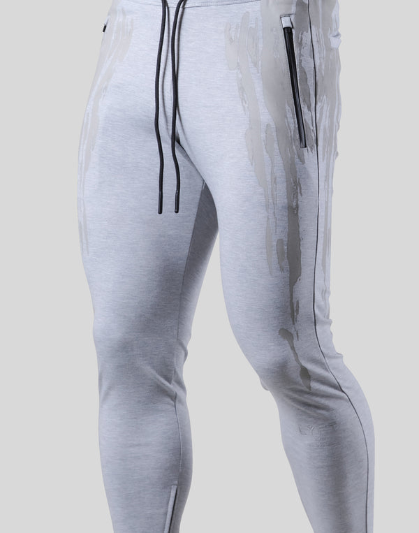 Splash Paint Stretch Pants - Grey