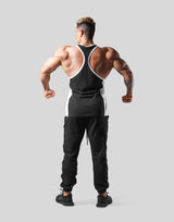 Side Separate Training Tanktop - Black