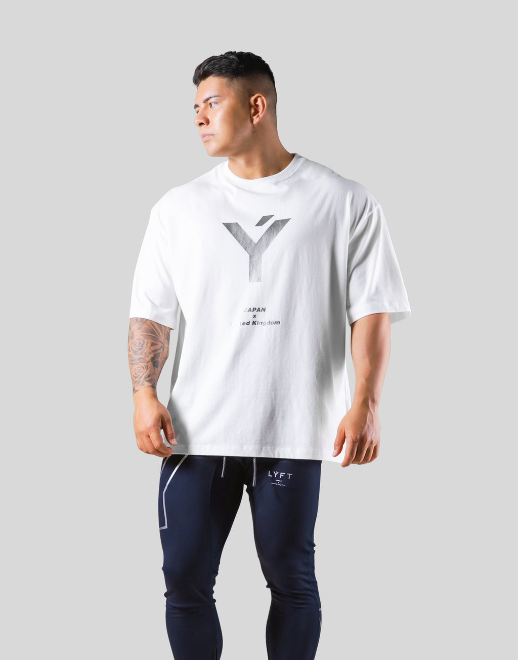 Big Y Logo Big T-Shirt - White – LÝFT