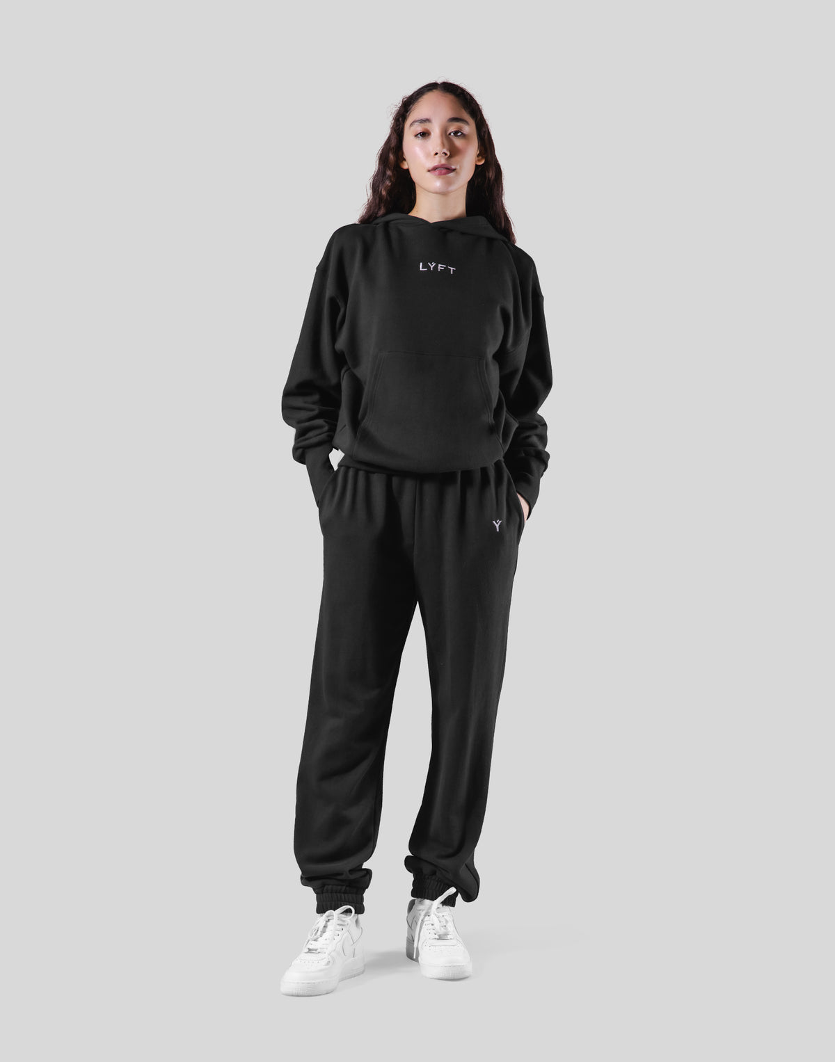 Relax Fit Sweat Hoodie - Black