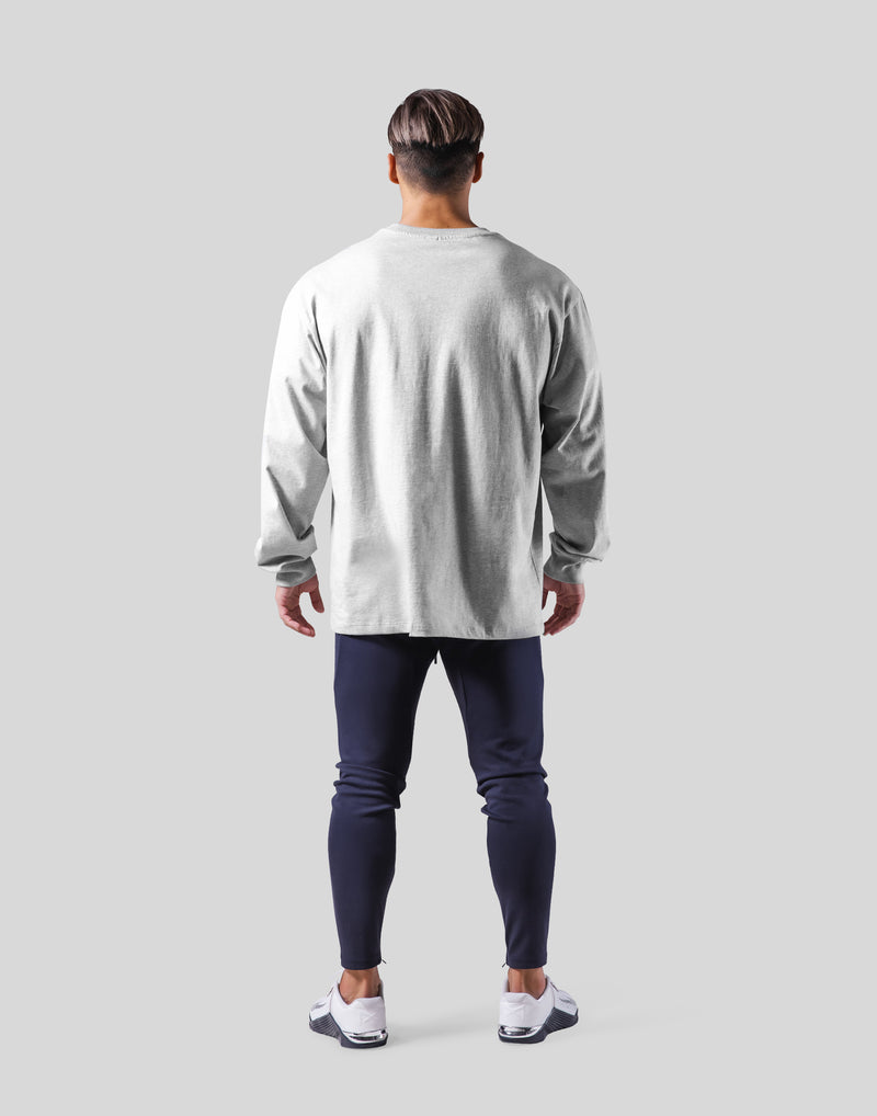 LÝFT Logo Raglan Long T-Shirt - Grey