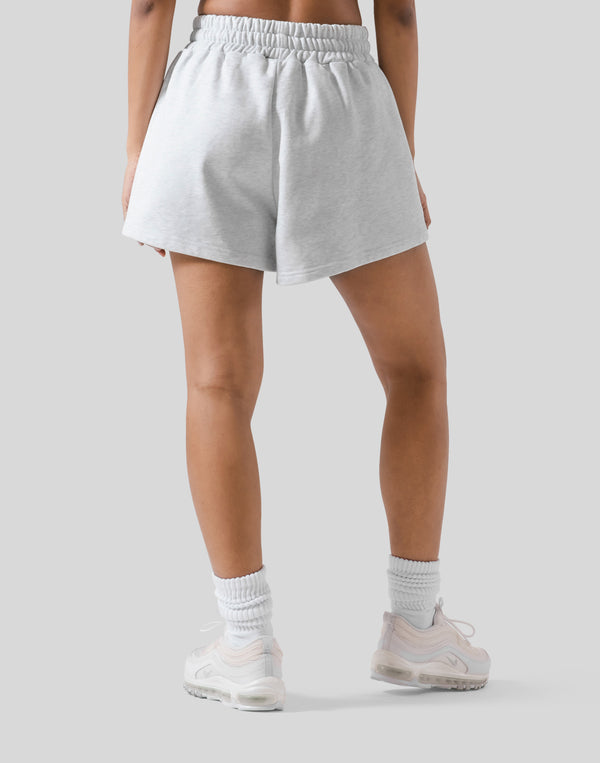 Flare Sweat Shorts - Grey