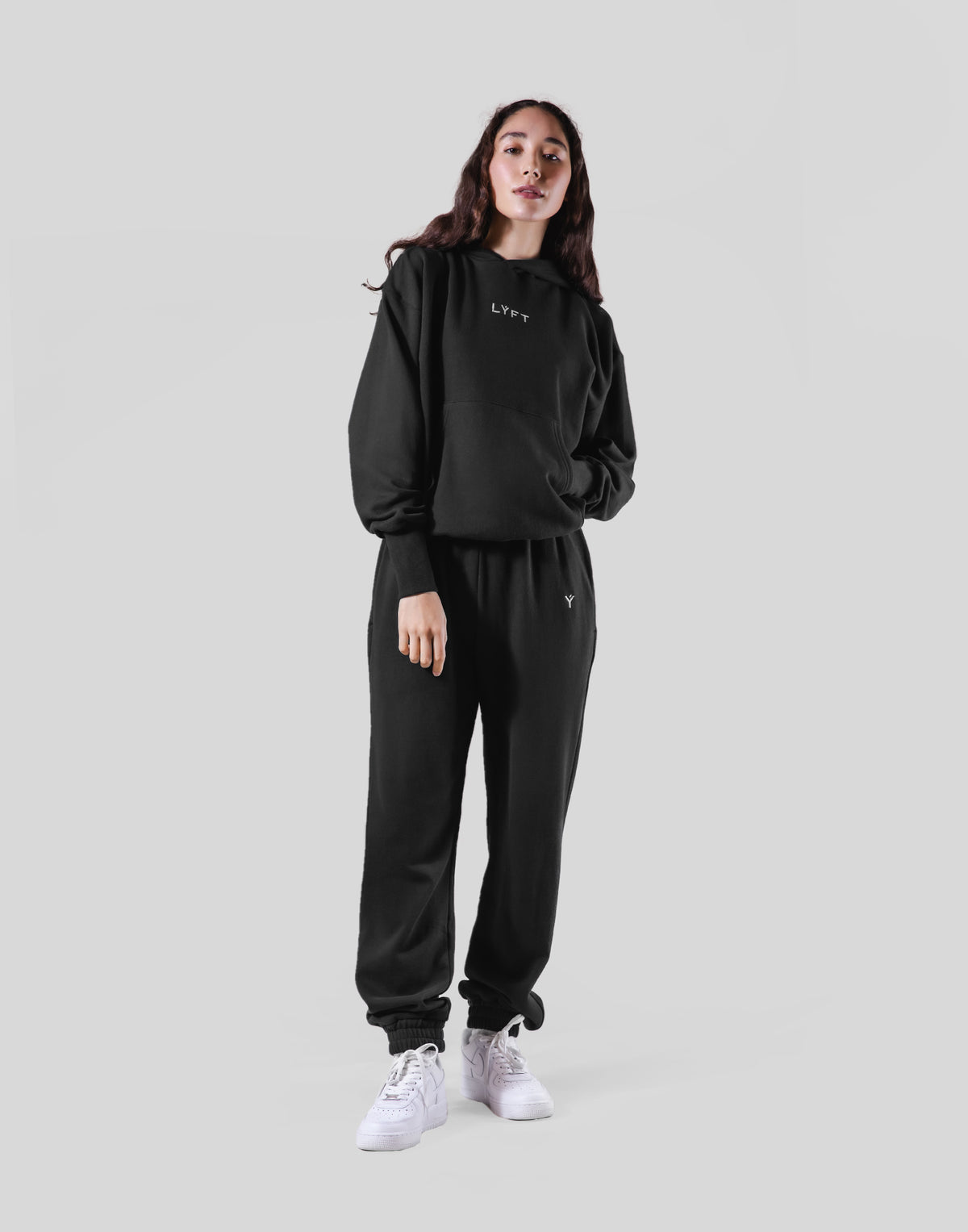 Relax Fit Sweat Hoodie - Black